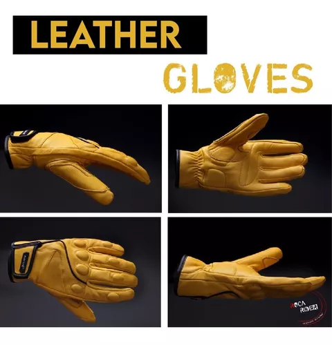 Guantes De Moto Amarillos