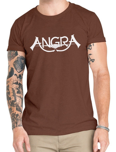 Polera Angra Power Metal 100% Algodón Orgánico Mus54