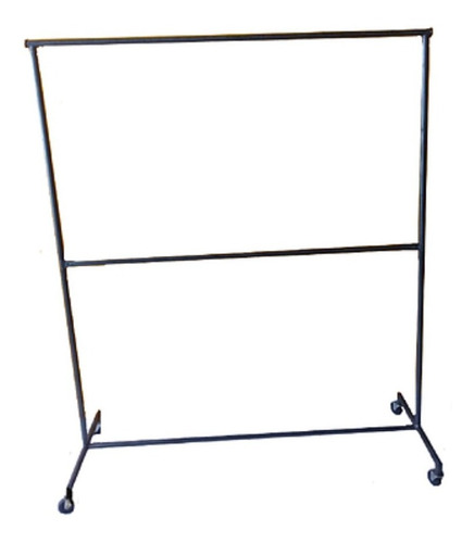 Rack Para Ropa 1.50 M, Rack Viajero Galvanizado. 2 Niveles