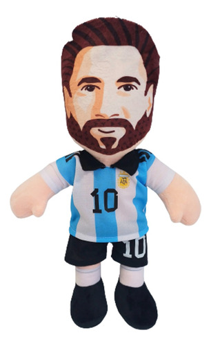 Messi Argentina Peluche 40cm Muñeco Uniforme Argentina