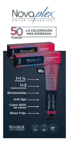 12 Tinturas Novaplex X 60gr C/u - Novalook (tono A Elección)