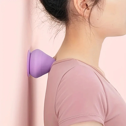 Liberação Miofascial Cone Com Ventosa Silicone Trigger Point