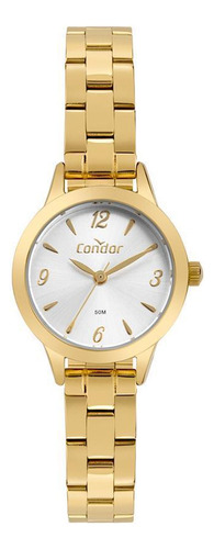 Relógio Feminino Condor Co2035mzq/4k Dourado Social 25mm