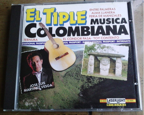 El Tiple Musica Colombiana Cd Raro Hecho En U.s.a. En 1990