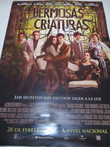 Poster De La Pelicula  Hermosas Criaturas