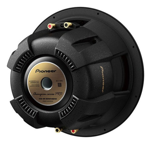 Subwoofer Serie Champion Pioneer Ts-w3004d4 Color Negro