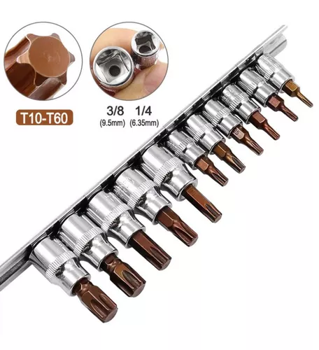 Puntas Torx® 1/4 largas