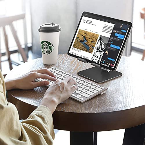 Omoton Soporte Ajustable Mejorado Para Tableta Con Base Más