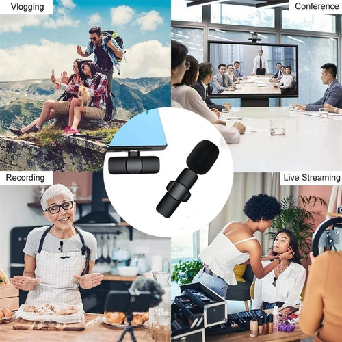 Micrófono Lavalier Inalámbrico Para Celular Todos