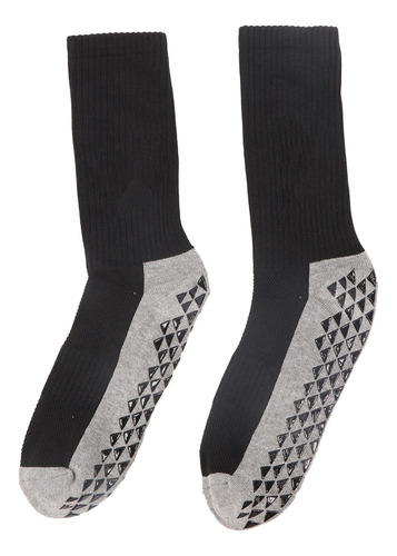 3 Pares De Calcetines De Fútbol Largos Negros Transpirables