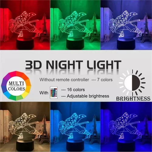Freddy Five Nights Harem Fnaf 3d Small Night Light Color Structure T2