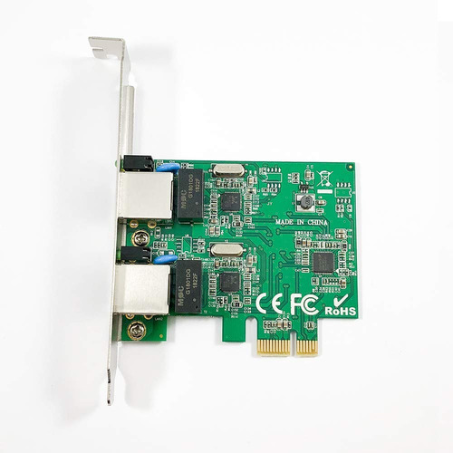 Imagen 5 de 5 de Tarjeta De Red Dual 2 Puertos Rj45 Pci Express Corporativo