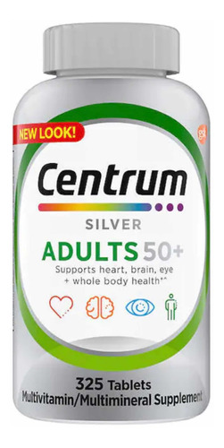 Centrum Silver 50 +.  325 Tabletas - Unidad a $431