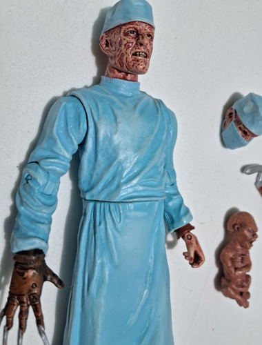 Boneco Freddy Krueger Roupa De Médico Mezco Original E Raro (Usado)
