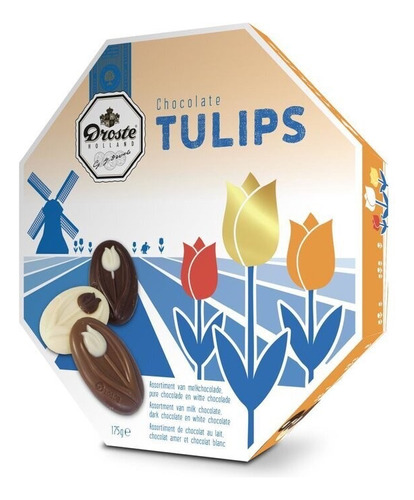 Bombones Chocolate Droste Tulips Surtido 175g Import Holanda
