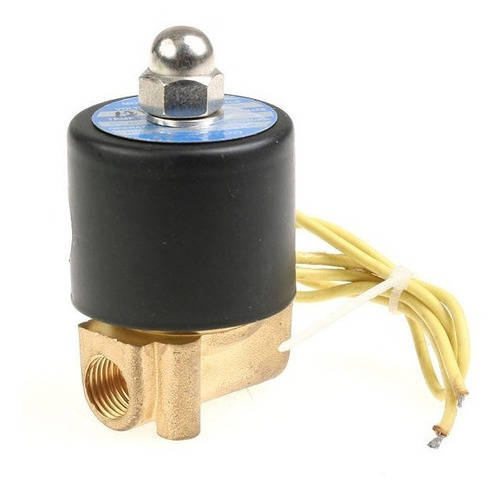 Valvula Solenoide De Bronce 12v De 1/4