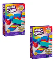 Comprar Arena Magica Kinetic Sand Caja Arcoiris 2 Paquetes
