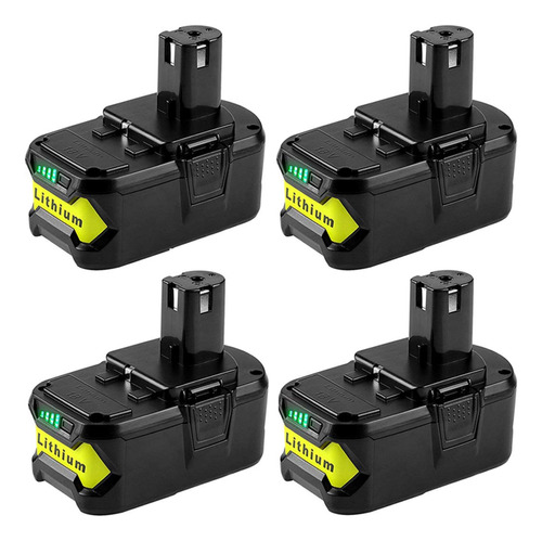 4 Bateria Inalambrica Ryobi 18 V Ion Litio One Plus P104