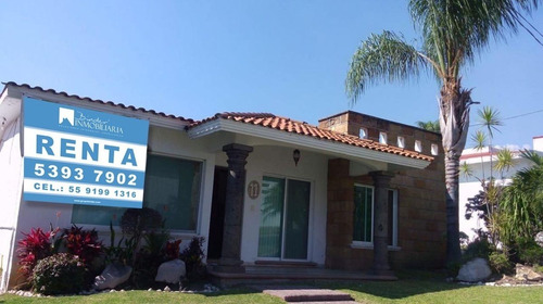 Casa En Renta Lomas De Cocoyoc (canarios)