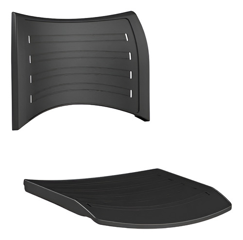Conjunto Assento E Encosto Iso Preta Cor Preto