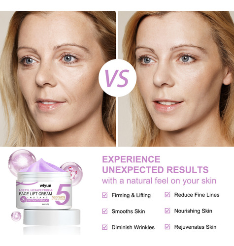 Creme De Lifting Facial Instantâneo P Acetil Hexapeptídeo 8