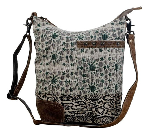 Bolso Myra Bolso De Hombro Con Estampado No Convencional Y D