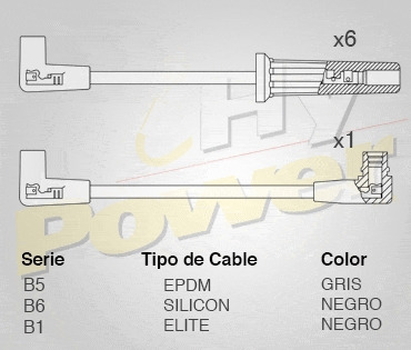 Jgo Cables Bujía Silicon Para Ford Pick Up F150 3.8l 6c 1993