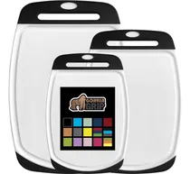 Comprar El Juego De 3 Tablas De Cortar De Cocina Reversibles Y Durad