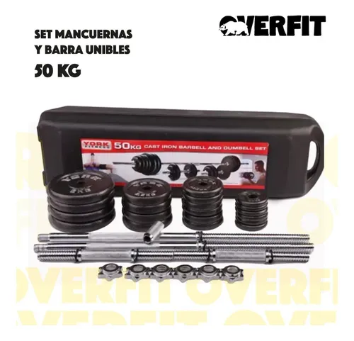 Mancuerna pesa rusa ajustable Set 50 kg - SD MED