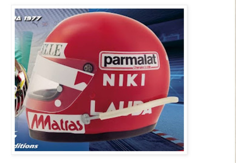 Coleccion Cascos F1. Niki Lauda 1977. Nuevo