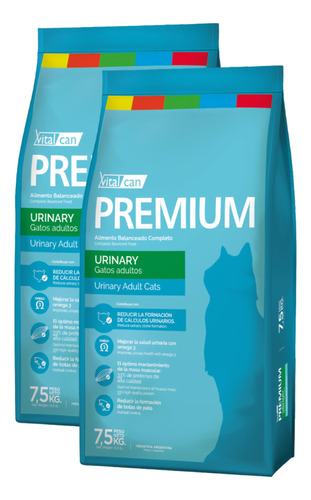 Vital Cat Premium Urinary 2 X 7.5 - Happy Tails