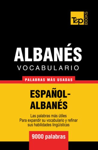 Vocabulario Español-albanes - 9000 Palabras Mas Usadas -span