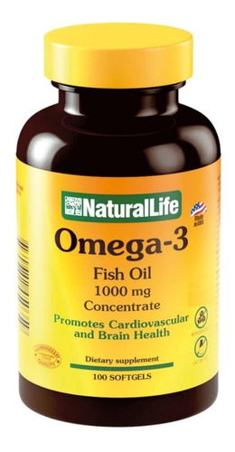 Omega 3 Natural Life 100 Cápsulas