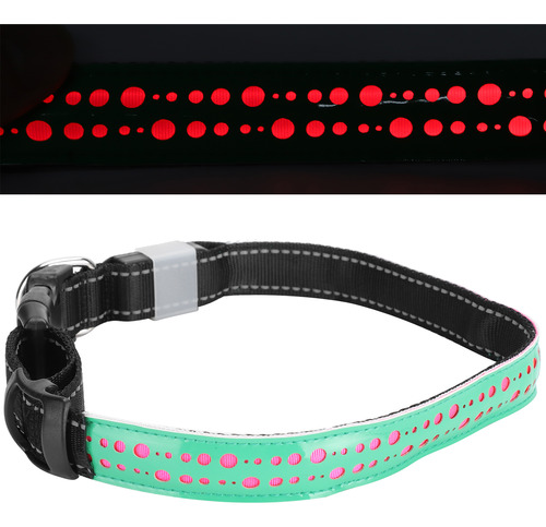 Collar De Seguridad Nocturno Para Perros, Recargable Por Usb