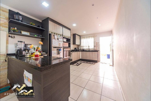Sobrado Com 3 Dormitórios À Venda, 128 M² Por R$ 520.000 - Parque Das Nações - Santo André/sp - So0933