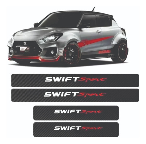 Sticker Protección De Estribos Puertas Suzuki Swift Sport