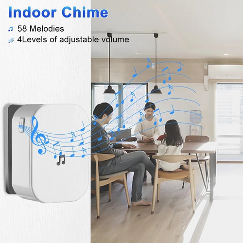 Video Doorbell Smart Home Wireless Wifi Phone Intercom Bell