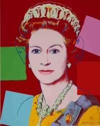 Andy Warhol - Reina Isabel Ii Reino Unido - Lámina 45x30 Cm.