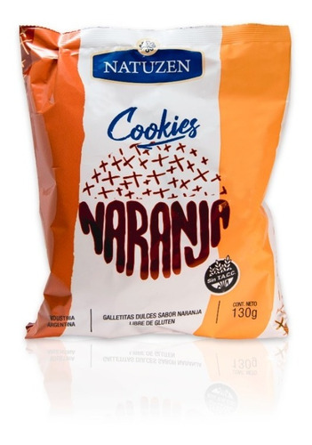 Galletitas Dulces Cookies Naranja Sin Tacc X1u