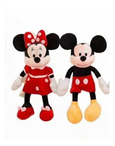 Set Peluches Mickey Y Minnie Mouse 30 Cm Nuevos Con Etiqueta