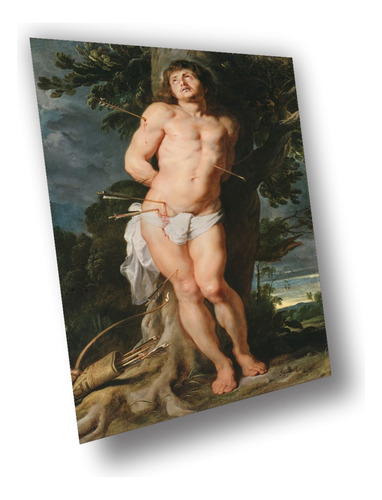 Lienzo Canvas Arte Sacro Paul Rubens San Sebastián 100x73