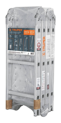 Escalera De Aluminio Multipropósito Truper 100495 No Aplica