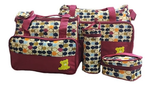 Set Bolso Maternal Bebe 5 Piezas Cambiador Circuit