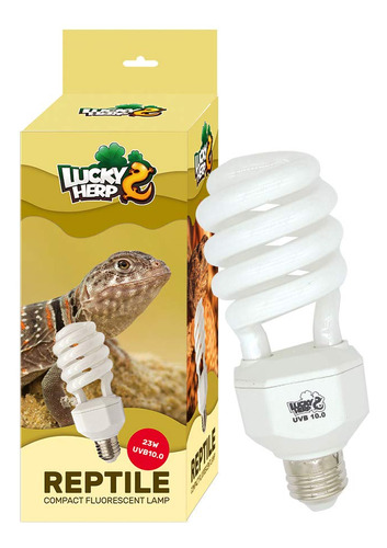 Lucky Herp Luz De Reptil Uva Uvb 10.0, Lmpara Fluorescente C