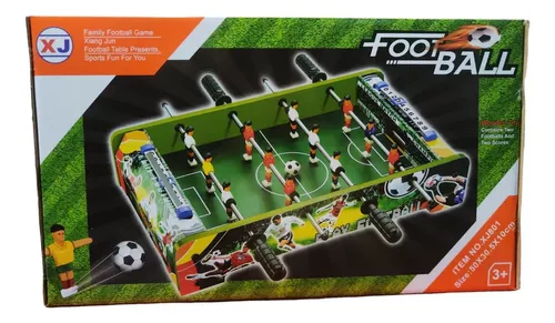 Futbolín de Mesa Juego Mesa de Fútbol para niños Futbolin Infantil Tablero  de juguete para sala de juegos 50.5x25x5.5 cm
