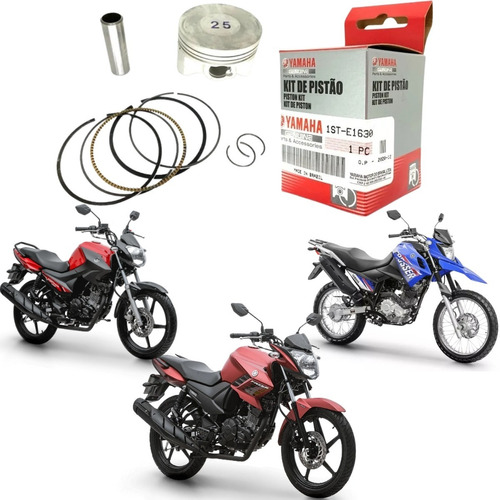 Kit Pistão Anéis 0.50 Xtz Crosser 150 2014 2015 2016 2017