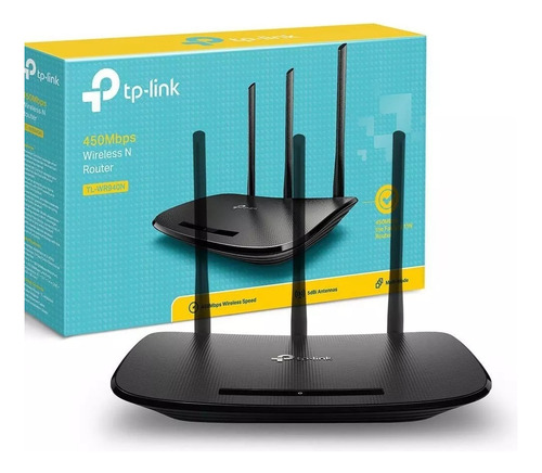 Router Tp-link 450mbps Wifi 3 Antenas Inalambrico Tl-wr940n 