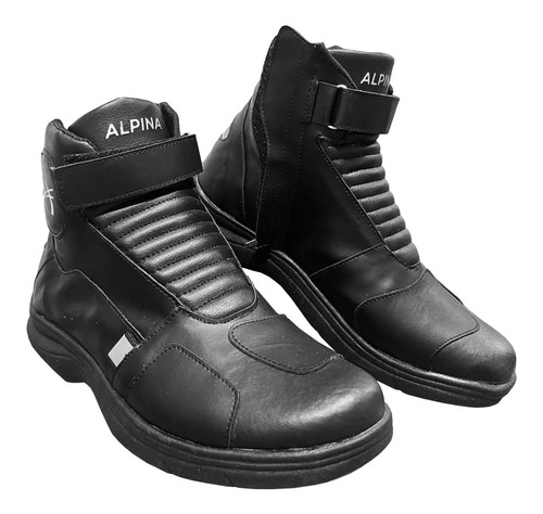 Botas Moto Zapatillas Protecciones Alpina Trip Cuero Vacuno