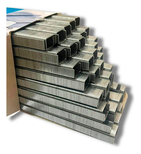 Grampos 80/10 Aço Inox Indust. 2 Caixas C/ 10.000 Un Cada