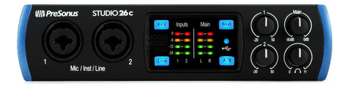 Interface de áudio PreSonus Studio 26c